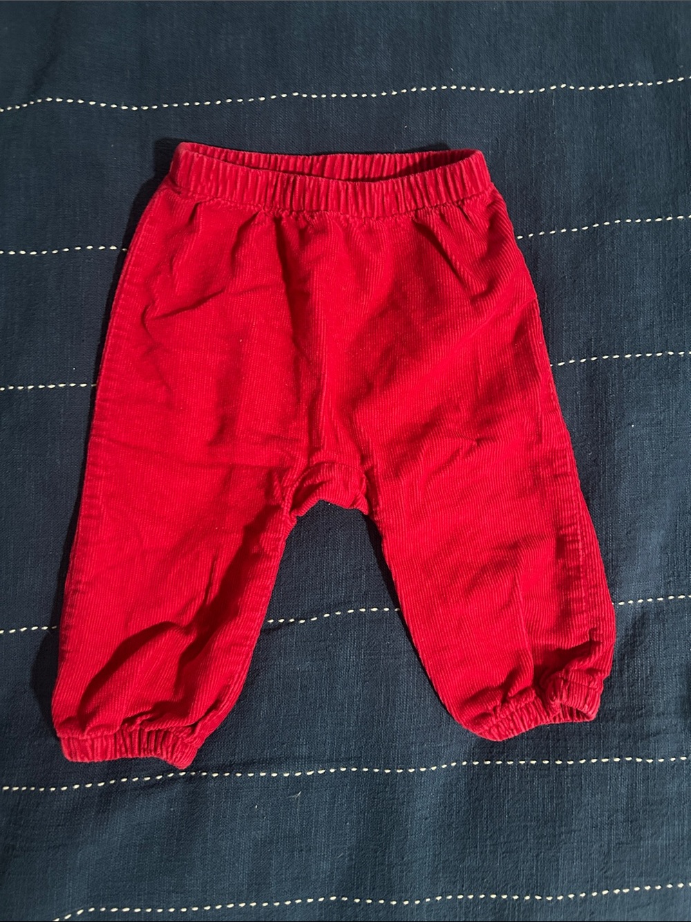 Old Navy Red Corduroy Bottoms - Elastic Waist